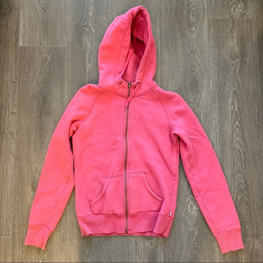 Song - Pink Thick Zip Up Hoodie